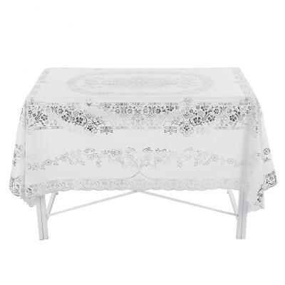 

Greensen 130180cm Rectangle Shape Table Mat for Dining Table Lace PVC Placemat
