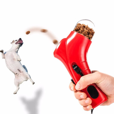 

Pet Treat Launcher Training dog food catapult auto pets food thrower puppy Snacks Feeder