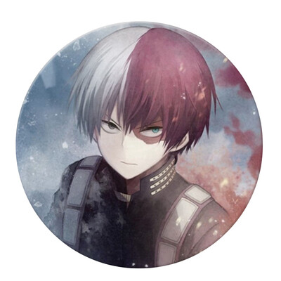 

zhongjiany My Hero Academia Cross Pattern Pin Button Brooch Badge