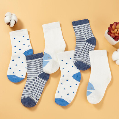 

Xiaomi ecological chain enterprise brand childish childrens combed cotton jacquard socks boys three pairs of soft&comfortable warm windproof breathable perspiration anti-skid anti-skid
