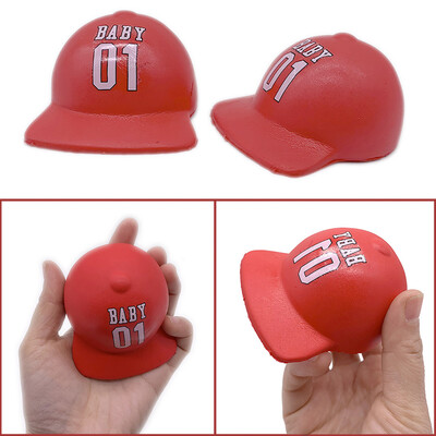 

Gotoamei Mini Squishies Red Cap Stress Relieve Scented Super Slow Rising Kids Squeeze Toy