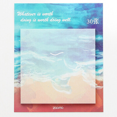 

Creative Oil Painting Paper Memo Pad Planner Paper Sticky Notes