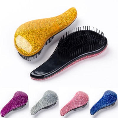 

Hair Brush Anti Static Handle Tangle Detangling Comb Salon Massage Styling Tool