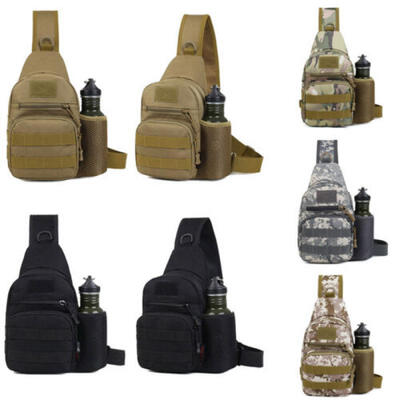 

Men Crossbody Backpack Tactical Military Chest Bag Sling Messenger Shoulder Pack