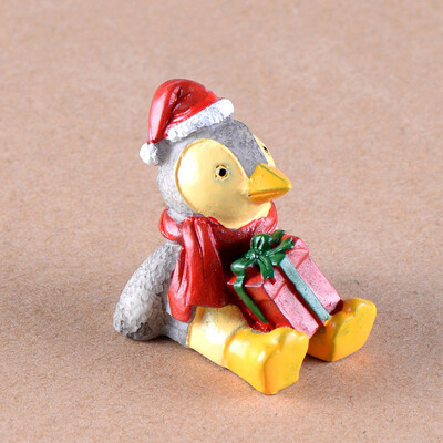 

Gobestart Resin Miniature Christmas Animals DIY Craft Accessory Home Garden Decoration