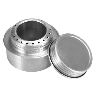 

Portable Mini Aluminum Alloy Alcoho Stove with Lid Outdoor Camping Hiking Backpacking Cooking Stove