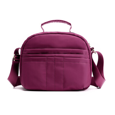 

Waterproof Oxford nylon bag recreational single shoulder inclined bag multi-layer travel Canvas Handbag