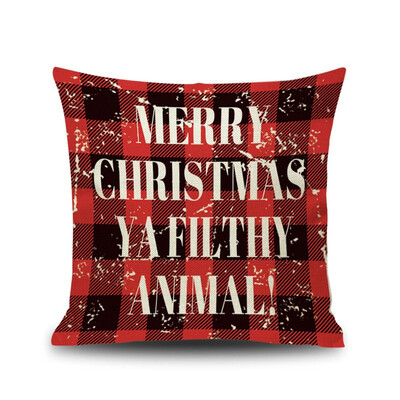

Tailored New Christmas Cotton Linen Pillow Case Sofa Cushion Cover Home Decor