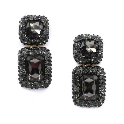

Women Fashion Square Crystal Earrings OL Style 6 Colors Earrings Women Charm Accessory Fashion Jewelry Wholesale F1309