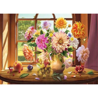 

5D DIY Full Drill Square Diamond Painting Flowers Embroidery Mosaic Kits