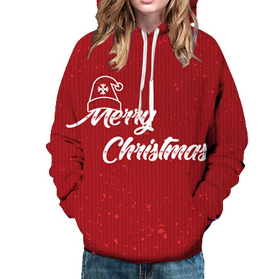 

Christmas 3D Hoodie Cool Long Sleeve 3D Printed