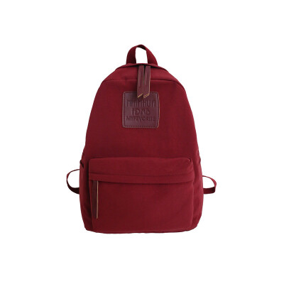 

Double-shoulder bag womens fashion old girls bag Korean high school college studentss tide brand backpack