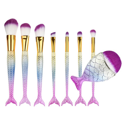 

Toponeto 8 PCS Make Up Foundation Eyebrow Eyeliner Blush Cosmetic Concealer Brushes