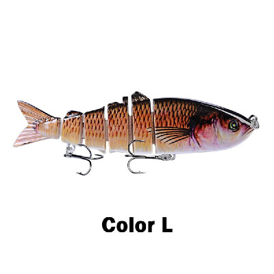 

12cm 185g Fishing Lure Hard Bait Multi Segments Swimbait Crankbait Artificial Fishing Lure Bait with Treble Hooks