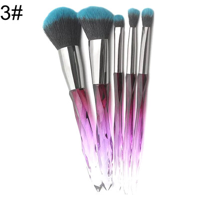 

510Pcs Colored Rhinestone Foundation BB Cream Blusher Makeup Brush Tool Set