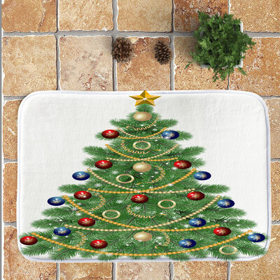 

Tailored Merry Christmas Welcome Doormats Indoor Home Carpets Decor 40x60CM