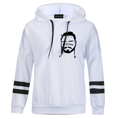

2019 Women Post Malone Printed Hoodie Cute And Funny Cartoon Graphic Sweatshirt Long Sleeve Pullover Hooded Hoodie