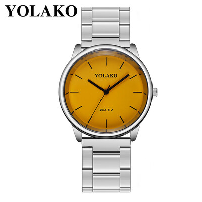 

RM YOLAKO Luxury Ladies Steel Strip Watch With Simple Mirror Quartz Watch