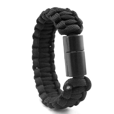 

Outdoor Survival Multifunction Umbrella Rope Bracelet Charger Data Cable
