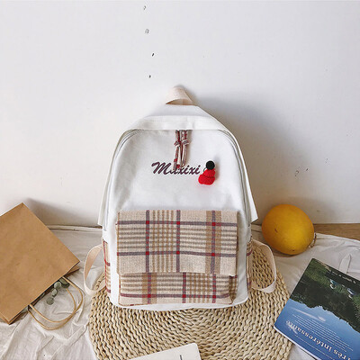 

Xiao Qingxin shoulder bag lady schoolbag lady Korean version of high school students girls with large capacity Backpack