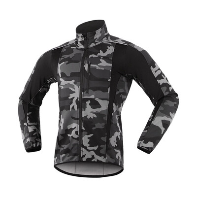 

ARSUXEO Unisex Thermal Warmer 1pc Coat Jacket Winter Windproof Waterproof MTB