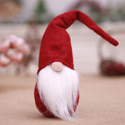 

JPGIF Handmade Santa Cloth Doll Birthday Present For Home Christmas Holiday Decoration