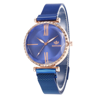 

Magnet magnet strap Roman numerals ladies fashion watch student simple quartz watch