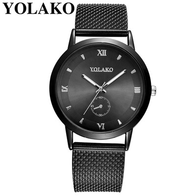 

Geneva Foreign Trade Ladies Watch Net with Watch Fashion Roman Digital Ultra-thin Mesh Casual Quartz Watch Relogio Feminino