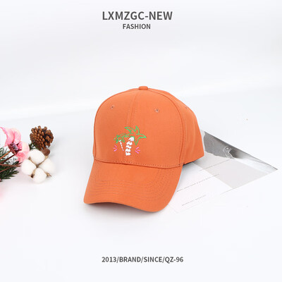 

Hat Original design coconut tree embroidered duck tongue hat Korean version trend set baseball cap summer sun hat