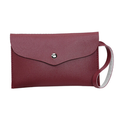 

Fashion Faux Leather Buckle Envelope Handbag Shopping Women Clutch Bag Pouch