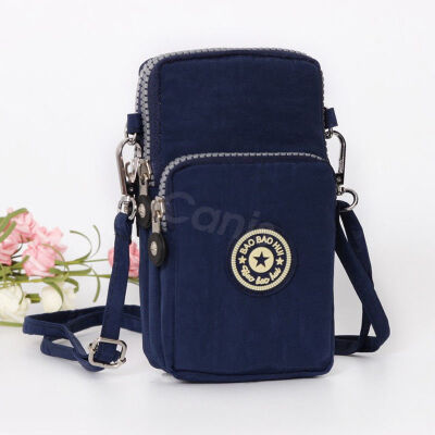 

2019 New Style Fashion Hot Cross-body Mobile Phone Shoulder Bag Pouch Case Belt Handbag Purse Zipper Solid New