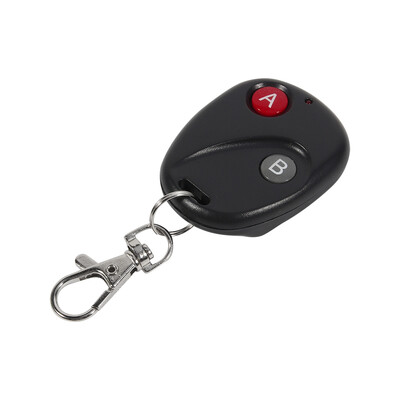 

Remote Control Key Garage Gate Door Transmitter Wireless 433MHz Plastic Black 2 Keyscar Compact&lightweight