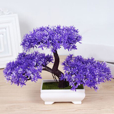 

Artificial Bonsai Plastic Resin Fake Flower Home Living Room Decoration