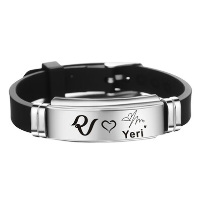 

Kpop Red Velvet Bracelet Wristband Stainless Steel Red Velvet Signature Silicone Bracelet Fashion Jewelry