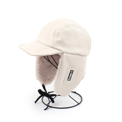 

Women Hat Winter Thick Warm PU Leather Fluffy Lining Earmuff Windproof Cycling Outdoors Cap Ushanka