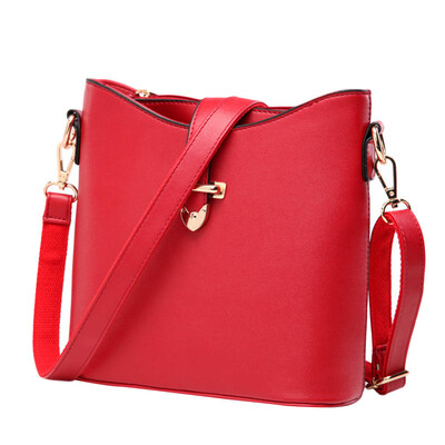 

Tailored 2017 new ladies bag shoulder bag wild youth bucket bag simple Messenger bag WD