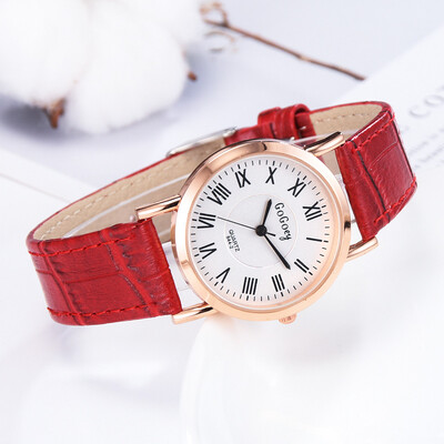 

RM GoGoey Leisure Fashion Simple Roman Numerals Dial Dial Quartz Female Watch