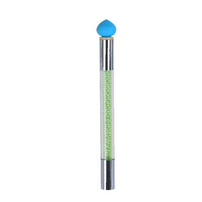 

Toponeto Double-end Nail Art Painting Gradient Shading Sponge Pen Brush Rhinestone Handle
