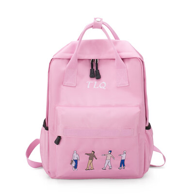 

Ins schoolbag girls campus high school students backpack harbor style ancient feeling young girl Mori Department simple&easy B