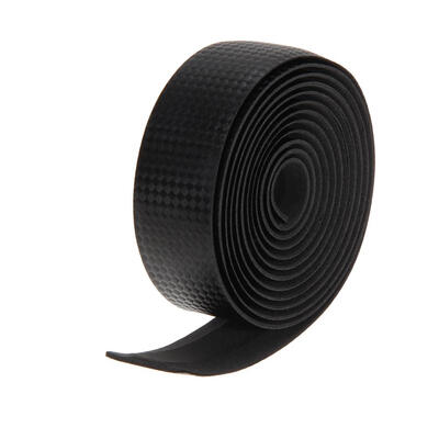 

Cycling Cork Handlebar Tape Black 2 Bar Plug Carbon fiber belt strap