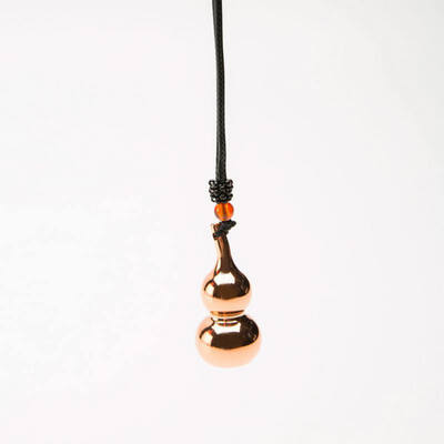 

Chinese Traditional Good Luck Gourd Keychain Mini Keyring Lucky Pendant Car Keys Ornaments