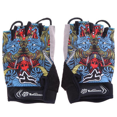 

Motorcycle Gloves Half Finger Cycling Riding Elastic Breathable Gloves