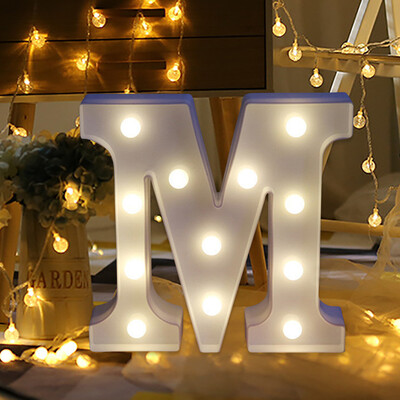 

Gobestart Remote control Alphabet Letter Lights LED Light Up White Plastic Letters Stand