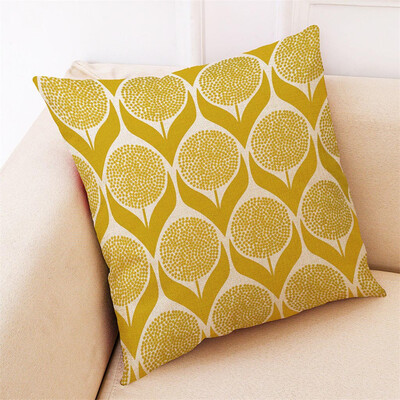 

Gobestart Line Pattern Pillowcase Linen Sofa Cushion Cover Home Decoration Pillowcase
