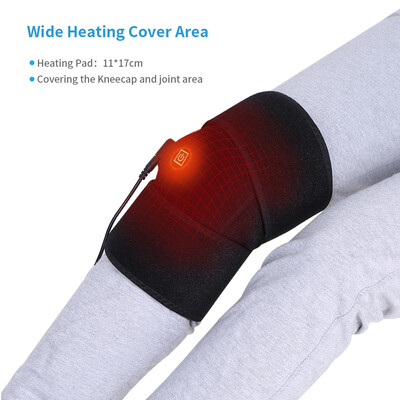 

Greensen Heated Knee Brace Wrap Knee Heating Pad For Knee Injury Cramps Arthritis Recovery