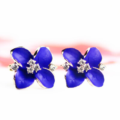 

H23 New Imitation Pearl Heart Crystal Flower Leaf Angel Wings Geometry Stud Earrings For Women Statement Ear Jewelry Wholesale
