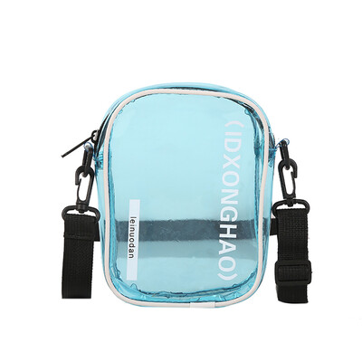 

Transparent Bag For Women Clear Shoulder Bag Female Handbags Girls Letter Print Casual Small Crossbody Bags YJ
