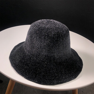 

New Chenille Fishermans Cap for Autumn&Winter Pepper Female
