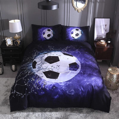 

Bedding Set Football Court Pillowcase Bed Sheet Bed Cover Soft And Comfortable 23 pieces