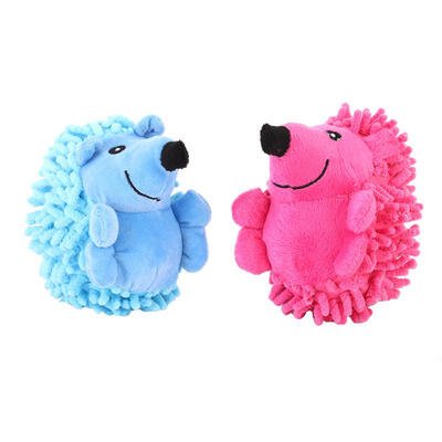 

Greensen 2PCS 15cm Hedgehog Model Sounding Plush Teeth Cleaning Protection Biting Chewing Toy for Dog